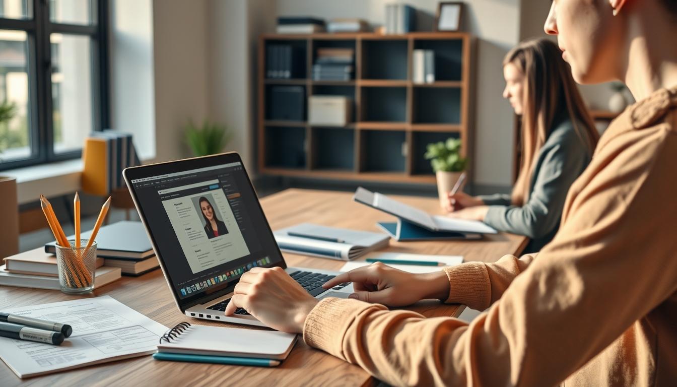 Students working in research laboratory